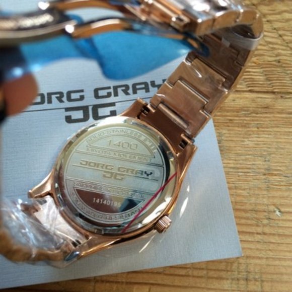 Jorg Gray Rose Gold Watch - Picture 9 of 9